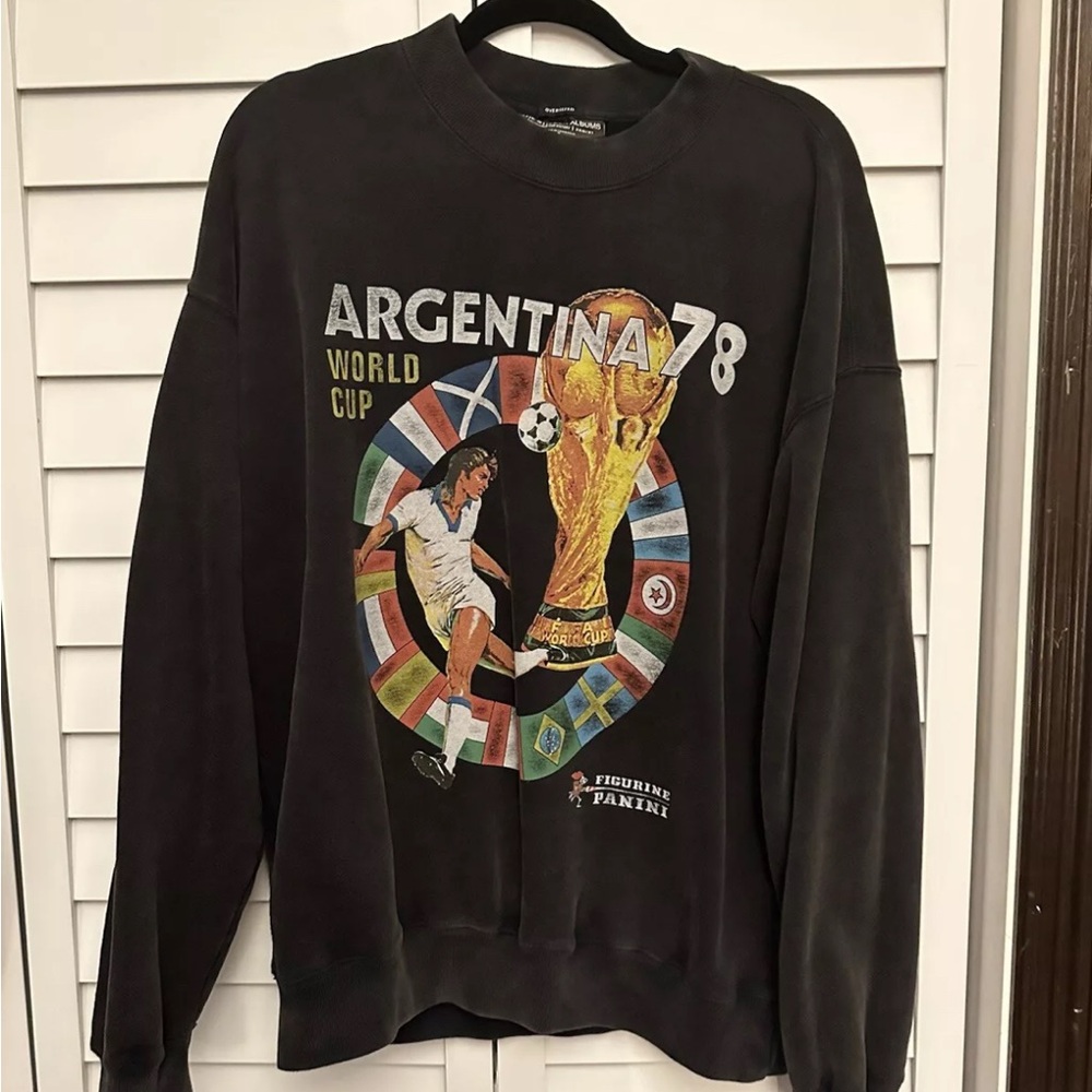 Abercrombie & Fitch Sweater Panini Argentina 78 M Oversized